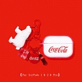 Cute Coca-Cola with Polar Ours | Airpod Case | Silicone Case for Apple AirPods 1, 2, Pro Cosplay (81413)